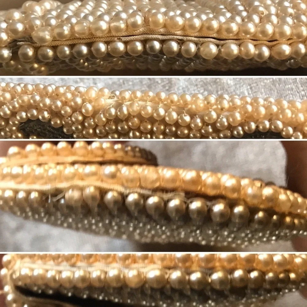 Vintage Pearl Mini Clutch